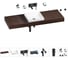 Комплект мебели для ванной комнаты Wellsee Genuine Tree с раковиной 201015587 1