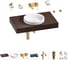 Комплект мебели для ванной комнаты с раковиной Wellsee Genuine Tree 201015708 1