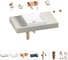 Комплект мебели для ванной комнаты Wellsee Genuine Tree с раковиной 201015169 1