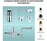Комплект мебели для ванной комнаты Wellsee Genuine Tree с раковиной 201015328 6