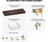 Комплект мебели для ванной комнаты Wellsee Genuine Tree с раковиной 201015588 8