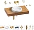Комплект мебели для ванной комнаты Wellsee Genuine Tree с раковиной 201015688 1