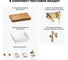 Комплект мебели для ванной комнаты Wellsee Genuine Tree с раковиной 201015208 8