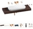 Комплект мебели для ванной комнаты с раковиной Wellsee Genuine Tree 201014689 1