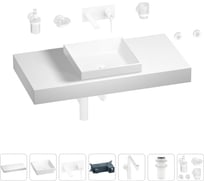 Комплект мебели для ванной комнаты Wellsee Genuine Tree с раковиной 201015370