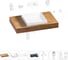 Комплект мебели для ванной комнаты Wellsee Genuine Tree с раковиной 201015210 1