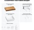 Комплект мебели для ванной комнаты Wellsee Genuine Tree с раковиной 201015210 8