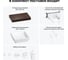 Комплект мебели для ванной комнаты Wellsee Genuine Tree с раковиной 201015230 8