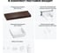 Комплект мебели для ванной комнаты Wellsee Genuine Tree с раковиной 201015470 8