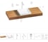 Комплект мебели для ванной комнаты Wellsee Genuine Tree с раковиной 201015431 8