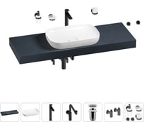 Комплект мебели для ванной комнаты Wellsee Genuine Tree с раковиной 201014392