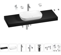 Комплект мебели для ванной комнаты Wellsee Genuine Tree с раковиной 201014471