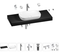 Комплект мебели для ванной комнаты Wellsee Genuine Tree с раковиной 201014351