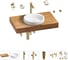 Комплект мебели для ванной комнаты Wellsee Genuine Tree с раковиной 201015673 1