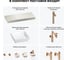 Комплект мебели для ванной комнаты Wellsee Genuine Tree с раковиной 201015394 8