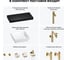 Комплект мебели для ванной комнаты Wellsee Genuine Tree с раковиной 201015373 8