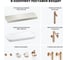 Комплект мебели для ванной комнаты с раковиной Wellsee Genuine Tree 201014614 8