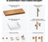 Комплект мебели для ванной комнаты Wellsee Genuine Tree с раковиной 201015434 8