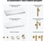 Комплект мебели для ванной комнаты Wellsee Genuine Tree с раковиной 201014573 8