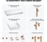 Комплект мебели для ванной комнаты Wellsee Genuine Tree с раковиной 201015354 8