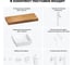 Комплект мебели для ванной комнаты Wellsee Genuine Tree с раковиной 201015435 8