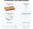 Комплект мебели для ванной комнаты Wellsee Genuine Tree с раковиной 201015675 8