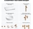 Комплект мебели для ванной комнаты Wellsee Genuine Tree с раковиной 201015714 8