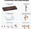 Комплект мебели для ванной комнаты Wellsee Genuine Tree с раковиной 201015454 8