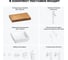 Комплект мебели для ванной комнаты Wellsee Genuine Tree с раковиной 201015195 8