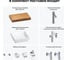 Комплект мебели для ванной комнаты Wellsee Genuine Tree с раковиной 201015196 8