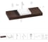 Комплект мебели для ванной комнаты Wellsee Genuine Tree с раковиной 201015455 1