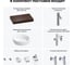 Комплект мебели для ванной комнаты с раковиной Wellsee Genuine Tree 201015696 8