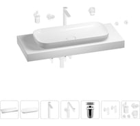 Комплект мебели для ванной комнаты Wellsee Genuine Tree с раковиной 201014575