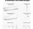 Комплект мебели для ванной комнаты Wellsee Genuine Tree с раковиной 201014575 8