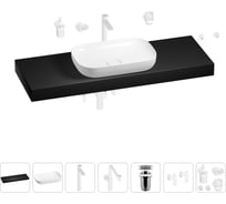 Комплект мебели для ванной комнаты Wellsee Genuine Tree с раковиной 201014475