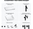 Комплект мебели для ванной комнаты Wellsee Genuine Tree с раковиной 201015237 8