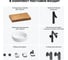 Комплект мебели для ванной комнаты Wellsee Genuine Tree с раковиной 201015677 8
