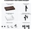 Комплект мебели для ванной комнаты Wellsee Genuine Tree с раковиной 201015217 8