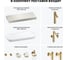 Комплект мебели для ванной комнаты с раковиной Wellsee Genuine Tree 201014498 8