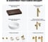 Комплект мебели для ванной комнаты с раковиной Wellsee Genuine Tree 201015698 8