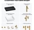 Комплект мебели для ванной комнаты Wellsee Genuine Tree с раковиной 201015258 8