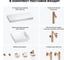 Комплект мебели для ванной комнаты Wellsee Genuine Tree с раковиной 201015359 8