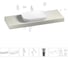 Комплект мебели для ванной комнаты с раковиной Wellsee Genuine Tree 201014380 1