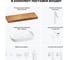 Комплект мебели для ванной комнаты с раковиной Wellsee Genuine Tree 201014420 8