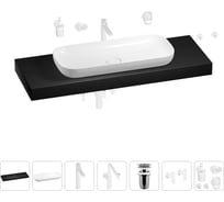 Комплект мебели для ванной комнаты Wellsee Genuine Tree с раковиной 201014720