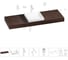 Комплект мебели для ванной комнаты Wellsee Genuine Tree с раковиной 201015580 1