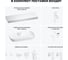 Комплект мебели для ванной комнаты Wellsee Genuine Tree с раковиной 201014955 8