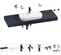 Комплект мебели для ванной комнаты Wellsee Genuine Tree с раковиной 201014927