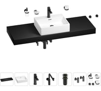 Комплект мебели с раковиной Wellsee Genuine Tree 201018747