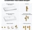 Комплект мебели для ванной комнаты с раковиной Wellsee Genuine Tree 201018798 8